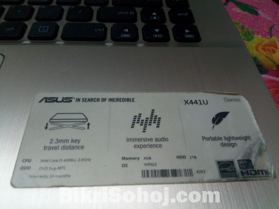 Asus X441U  use kora hoi na tai sell korbo